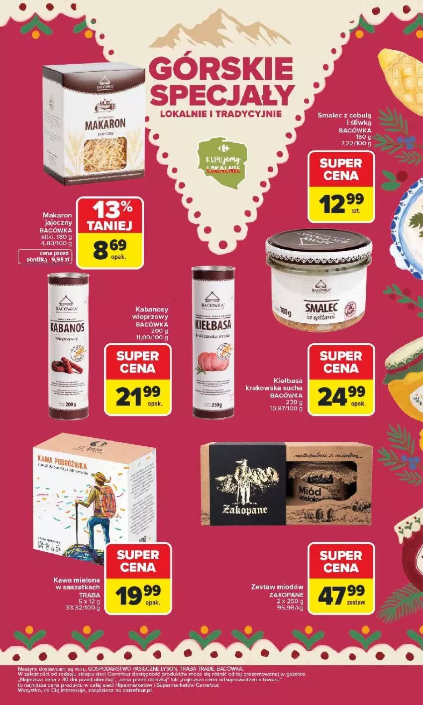 Gazetka promocyjna Carrefour - Gazetka Górskie specjały - ważna 19.01 do 31.01.2026 - strona 5 - produkty: Fa, Kabanos, Kawa, Kiełbasa