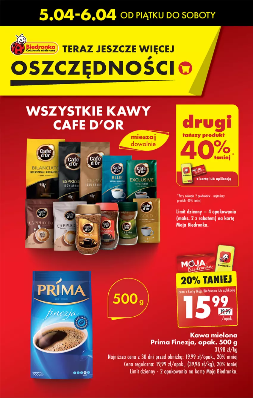 Gazetka promocyjna Biedronka - Od czwartku - ważna 04.04 do 10.04.2024 - strona 11 - produkty: Kawa, Kawa mielona, Prima, Tera