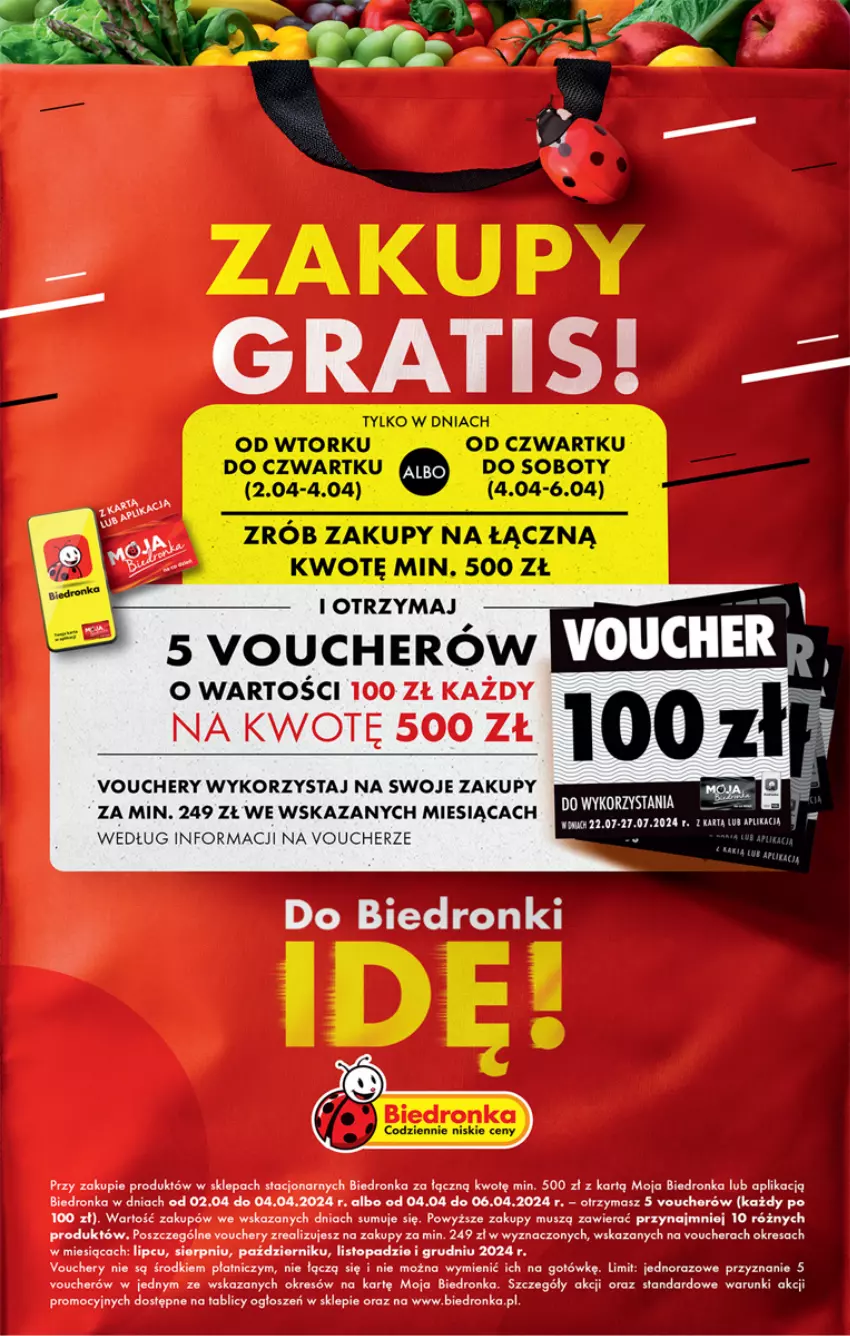 Gazetka promocyjna Biedronka - Od czwartku - ważna 04.04 do 10.04.2024 - strona 2 - produkty: Gra, Mus, Ser, Top