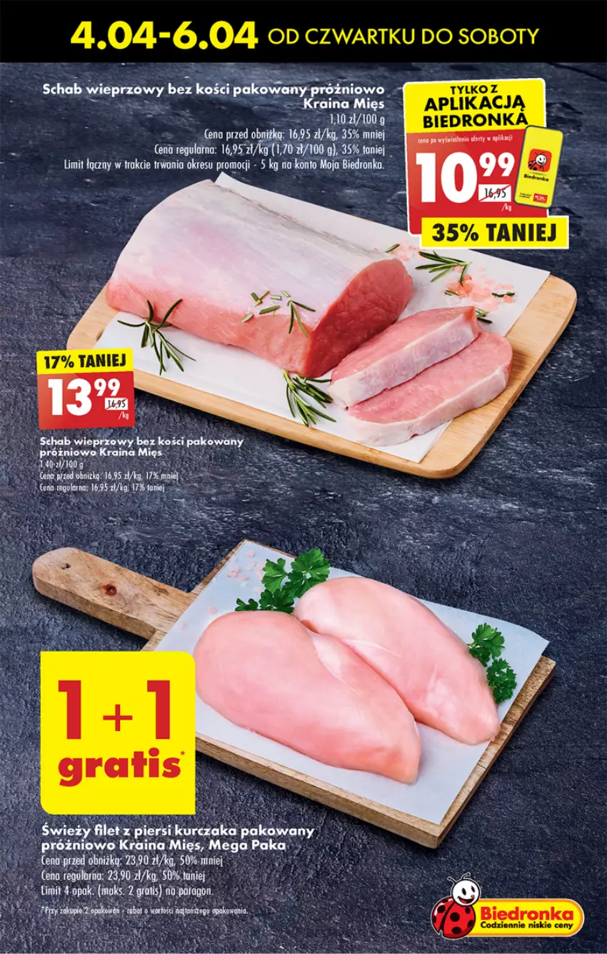 Gazetka promocyjna Biedronka - Od czwartku - ważna 04.04 do 10.04.2024 - strona 25 - produkty: Filet z piersi kurczaka, Kurczak