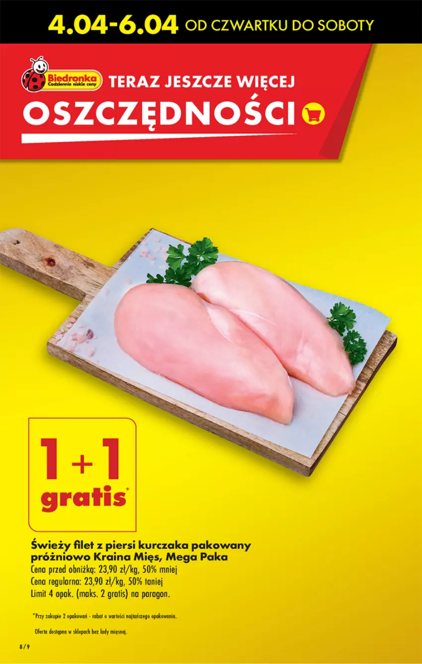 Gazetka promocyjna Biedronka - Od czwartku - ważna 04.04 do 10.04.2024 - strona 8 - produkty: Filet z piersi kurczaka, Gra, Kurczak, Lody