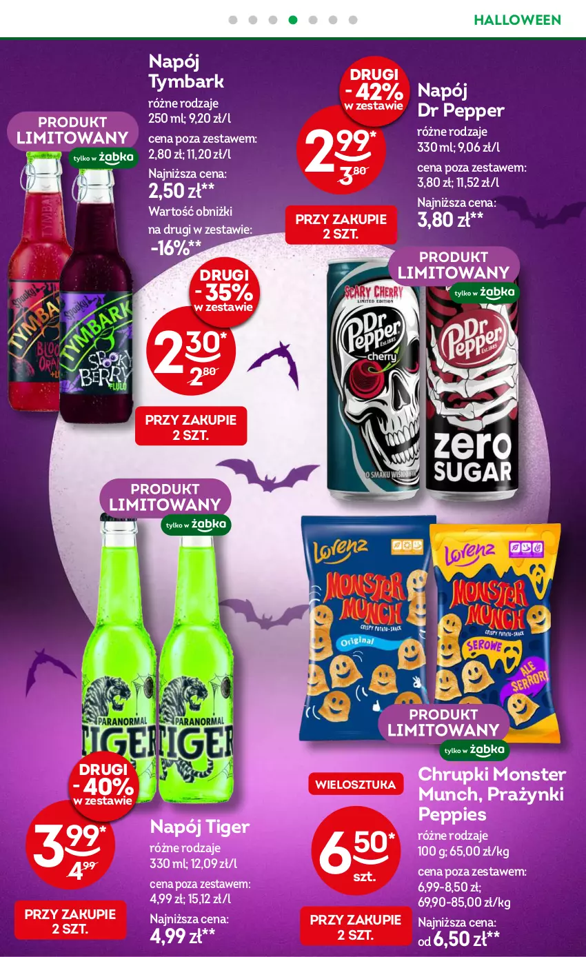 Gazetka promocyjna Żabka - ważna 23.10 do 05.11.2024 - strona 11 - produkty: Chrupki, Monster Munch, Napój, Tiger, Tymbark