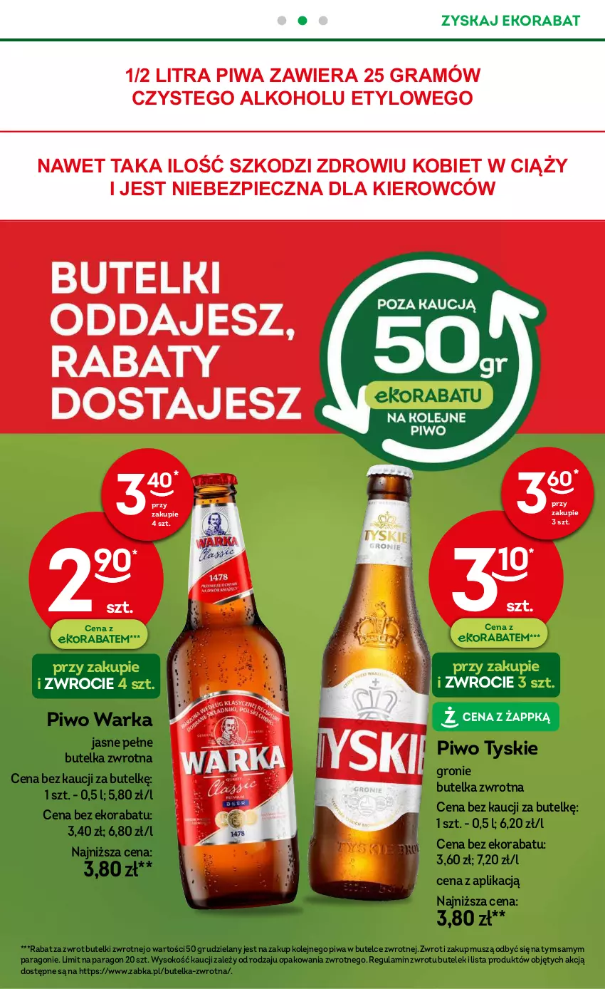 Gazetka promocyjna Żabka - ważna 23.10 do 05.11.2024 - strona 19 - produkty: Gra, Mus, Olej, Piec, Piwa, Piwo, Sok, Tyskie, Warka