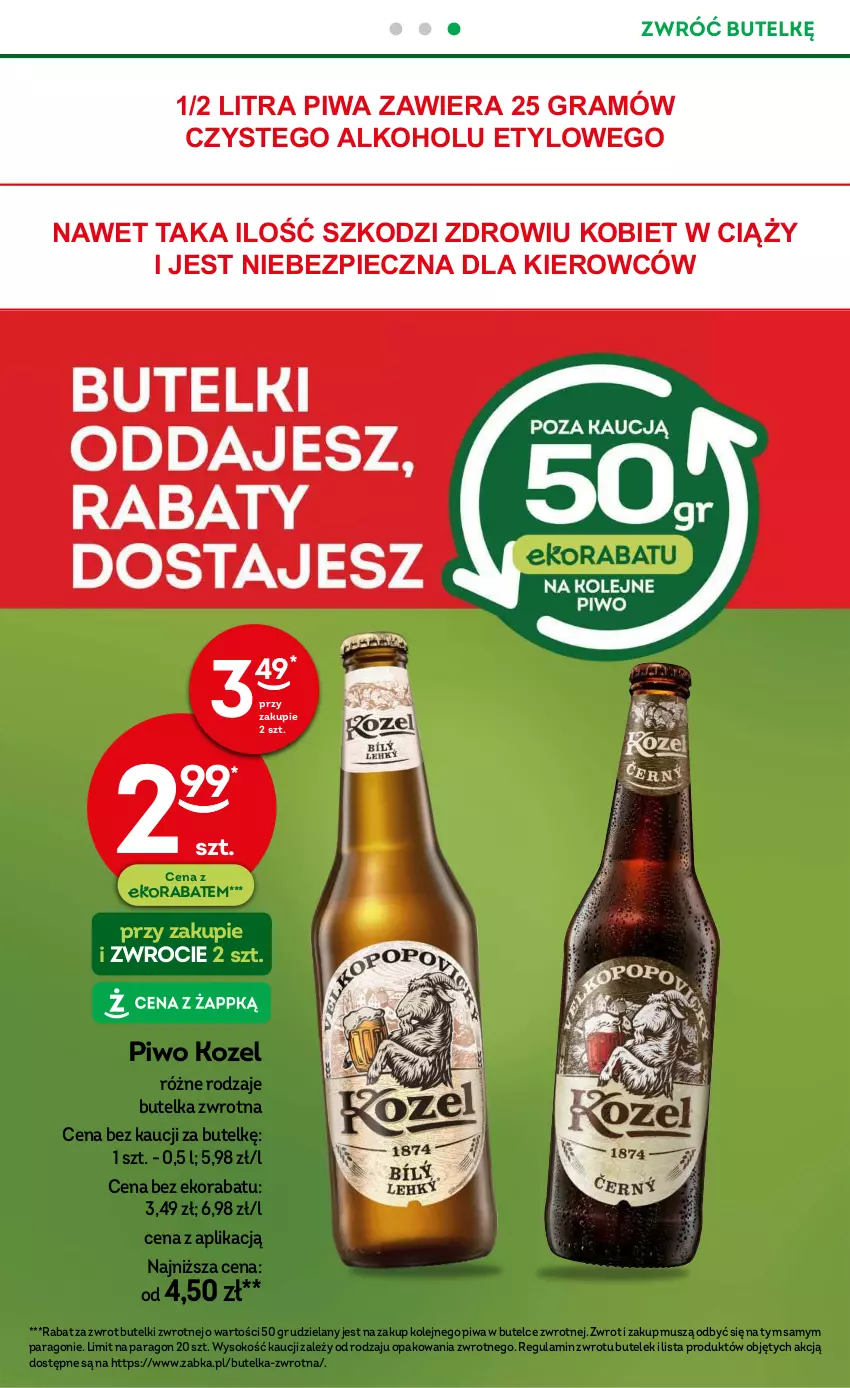 Gazetka promocyjna Żabka - ważna 23.10 do 05.11.2024 - strona 20 - produkty: Gra, Kozel, Mus, Olej, Piec, Piwa, Piwo, Sok