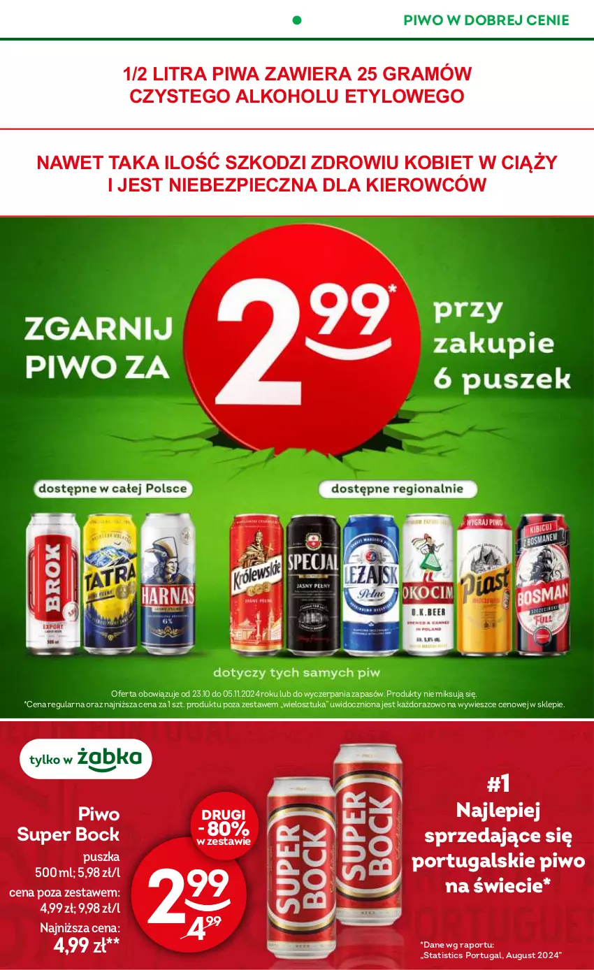 Gazetka promocyjna Żabka - ważna 23.10 do 05.11.2024 - strona 21 - produkty: Gra, Piec, Piwa, Piwo, Por