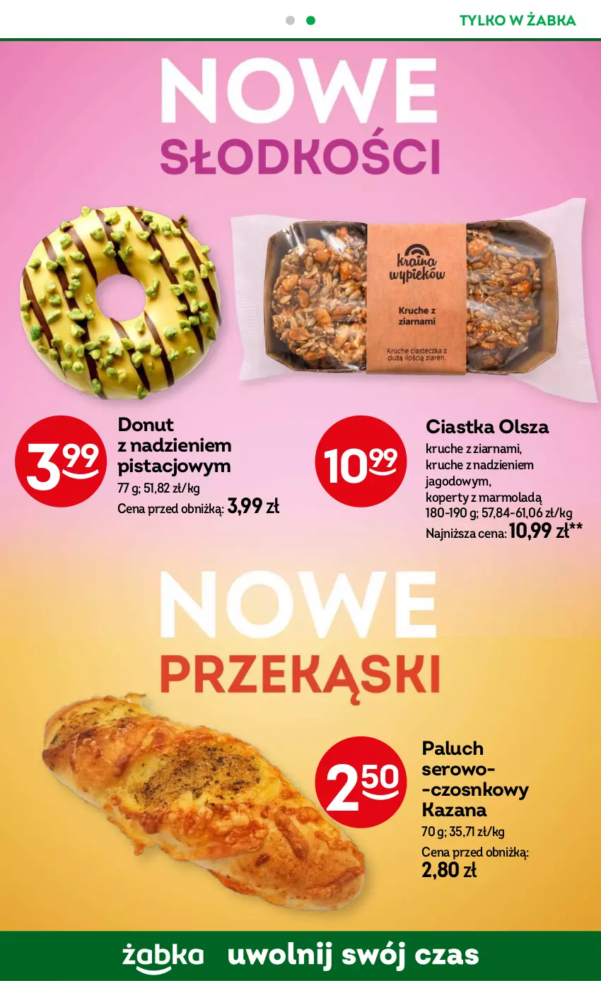 Gazetka promocyjna Żabka - ważna 23.10 do 05.11.2024 - strona 37 - produkty: Ciastka, Donut, Mola, Ser