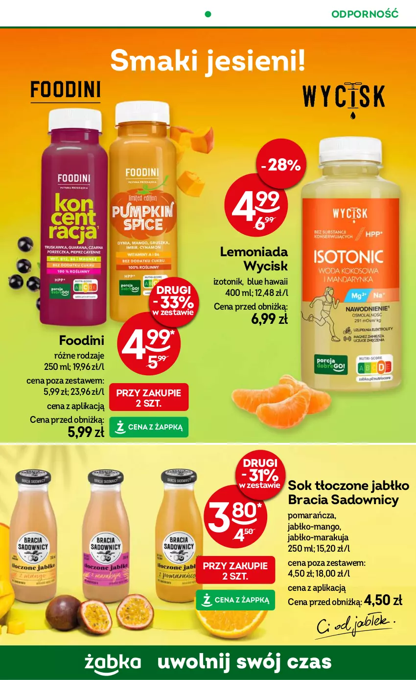 Gazetka promocyjna Żabka - ważna 23.10 do 05.11.2024 - strona 45 - produkty: Lemoniada, Mango, Por, Sok, Tonik