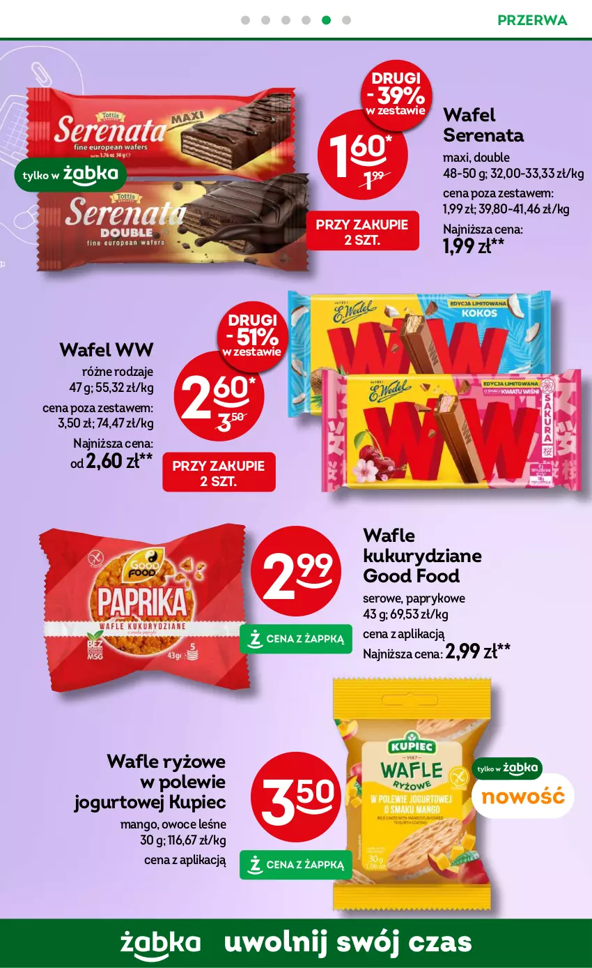 Gazetka promocyjna Żabka - ważna 23.10 do 05.11.2024 - strona 50 - produkty: Jogurt, Kupiec, Mango, Owoce, Piec, Ser, Wafle