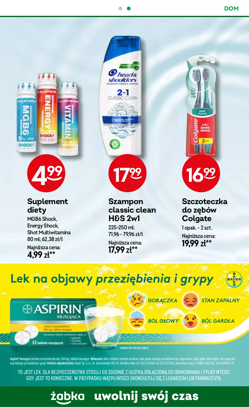 Gazetka promocyjna Żabka - ważna 23.10 do 05.11.2024 - strona 63 - produkty: Colgate, LG, Mus, Suplement diety, Szampon, Szczoteczka, Tablet