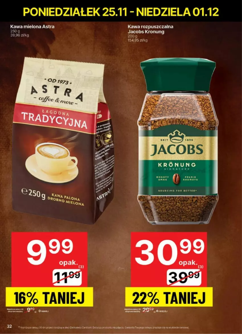 Gazetka promocyjna Delikatesy Centrum - ważna 25.11 do 01.12.2024 - strona 26 - produkty: Jacobs, Kawa, Kawa mielona, Kawa rozpuszczalna, Rum