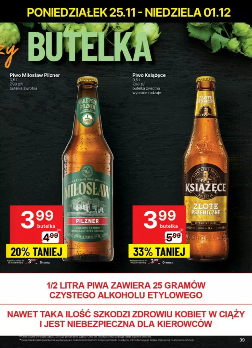 Gazetka promocyjna Delikatesy Centrum - ważna 25.11 do 01.12.2024 - strona 33 - produkty: Gra, Książęce, Piec, Piwa, Piwo