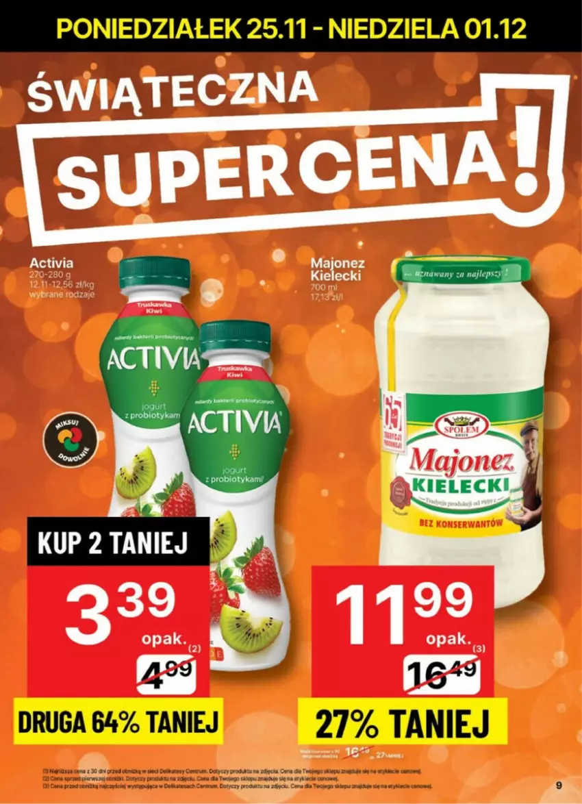 Gazetka promocyjna Delikatesy Centrum - ważna 25.11 do 01.12.2024 - strona 44 - produkty: Majonez