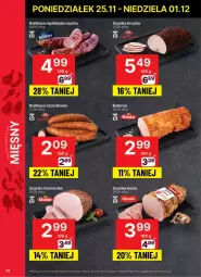 Gazetka promocyjna Delikatesy Centrum - Gazetka - ważna od 01.12 do 01.12.2024 - strona 15 - produkty: Szynka farmerska, Szynka, Kiełbasa, Fa