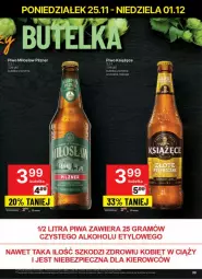 Gazetka promocyjna Delikatesy Centrum - Gazetka - ważna od 01.12 do 01.12.2024 - strona 33 - produkty: Piwa, Piwo, Piec, Książęce, Gra