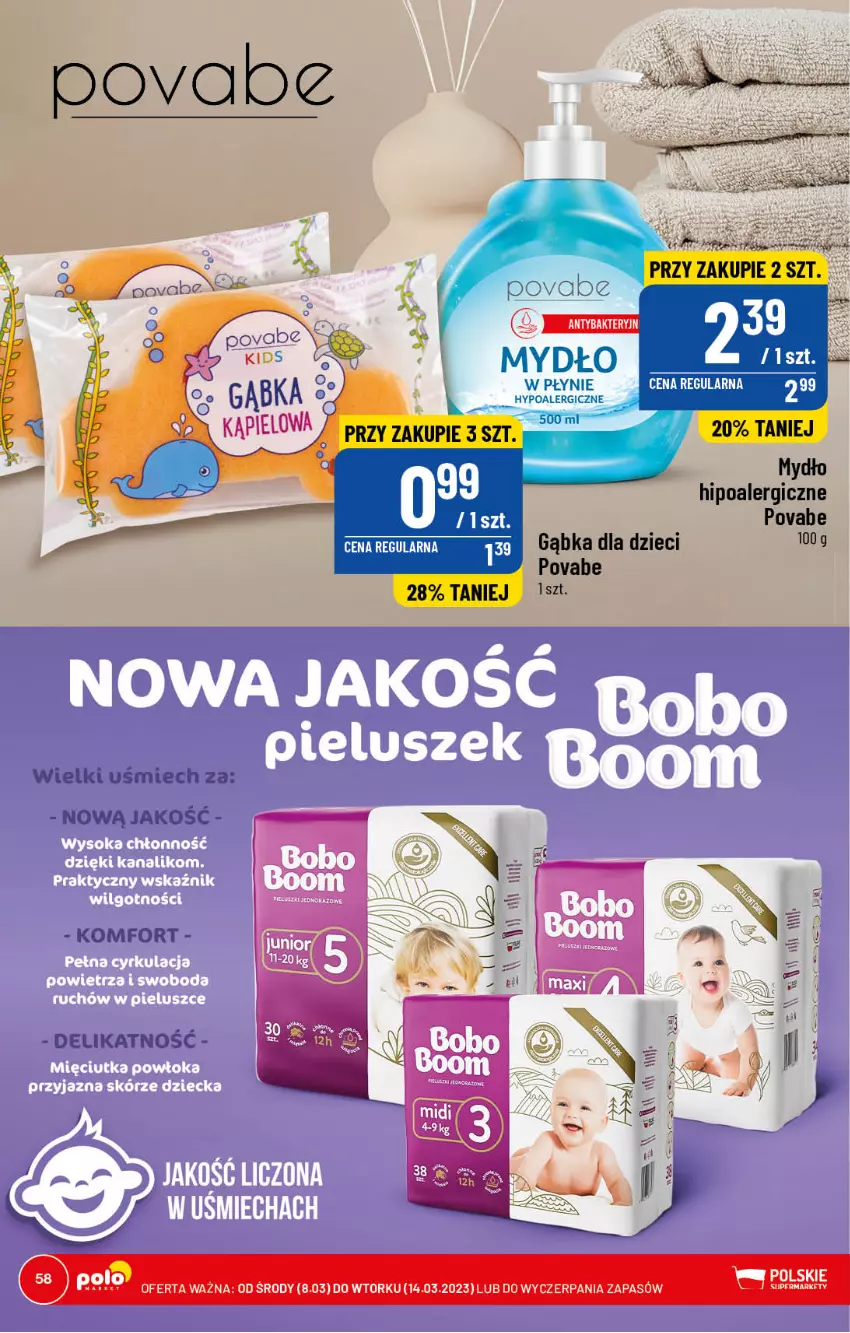 Gazetka promocyjna PoloMarket - Gazetka pomocyjna - ważna 08.03 do 14.03.2023 - strona 58 - produkty: Dzieci, Mydło