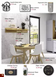 Gazetka promocyjna Bodzio - Gazetka - ważna od 31.03 do 31.03.2022 - strona 98 - produkty: Chlebak, Czajnik, Stół, Sati, Pojemnik, Półka, Zegar, Krzesło, Chleb