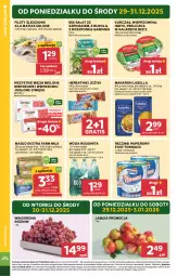 Gazetka promocyjna Stokrotka - Market - Gazetka - ważna od 07.01 do 07.01.2026 - strona 4 - produkty: Kurczak, Lubella, Perliczka, Makaron, Warzywa, Gra, Papier, Bell, Jeżyki, Wieprzowina, Sałat, Herbatniki, Ręcznik, Winogrona, Farm Milk, Foxy, Owoce, Bella, Woda, Wino, Gala, Masło, Mięso, Jabłka, Szpinak, Fa