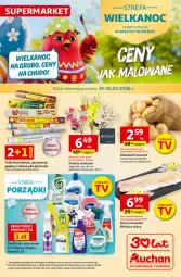 Gazetka promocyjna Auchan - 30 Lat Supermarket - Gazetka - ważna od 25.03 do 25.03.2026 - strona 1 - produkty: Piec, Por, Gra, Papier, Ziemniaki, Bukiet, Dorsz, Fa