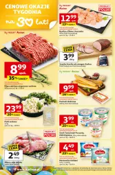 Gazetka promocyjna Auchan - 30 Lat Supermarket - Gazetka - ważna od 25.03 do 25.03.2026 - strona 4 - produkty: Mozzarella, Kurczak, Mięso mielone, Krakus, Ser, Gra, Piątnica, Parówki, Szynka, Serek, Galbani, Twój Smak, Flaki, Flaki wołowe, Mięso, Fa