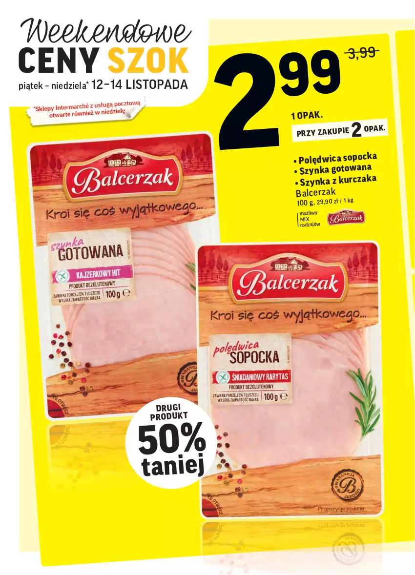 Gazetka promocyjna Intermarche - Gazetka promocyjna - ważna 09.11 do 15.11.2021 - strona 39 - produkty: Polędwica, Szynka, Top