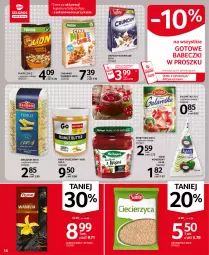 Gazetka promocyjna Selgros - Oferta spożywcza - Gazetka - ważna od 04.08 do 04.08.2021 - strona 16 - produkty: Makaron, Konfitura, Galaretka, Krem orzechowy, Cini Minis, Gala, Babeczki, Kokos, LG