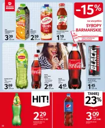 Gazetka promocyjna Selgros - Oferta spożywcza - Gazetka - ważna od 04.08 do 04.08.2021 - strona 22 - produkty: Sok pomarańczowy, Sok, Coca-Cola, Napoje, Lack, Pepsi, Fortuna, Sok jabłkowy, Lipton, Tymbark, Syrop, Syropy, Napój, Hortex