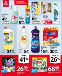 Gazetka promocyjna Selgros - Oferta spożywcza - Gazetka - ważna od 04.08 do 04.08.2021 - strona 28 - produkty: Somat gold, Finish, Zawieszka do wc, Bref, Tablet, Płyn nabłyszczający, Clin, Somat, Tytan, Płyn do wc, Fairy, Pronto, Płyn do szyb, LG, Fa
