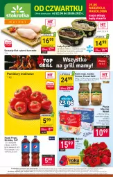 Gazetka promocyjna Stokrotka - Market - Gazetka - ważna od 28.06 do 28.06.2023 - strona 1 - produkty: Kurczak, Warzywa, Gry, 7up, Filet z piersi kurczaka, Mirinda, Kawa, Lody, Pepsi, Mleczko, Ptasie mleczko, Bukiet, Owoce, Jacobs, Napój, Pomidory, Mięso