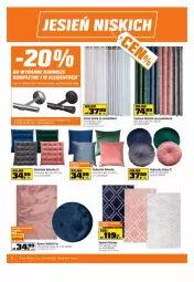 Gazetka promocyjna Obi - Gazetka OBI - Gazetka - ważna od 18.10 do 18.10.2022 - strona 6 - produkty: Zasłona, Velvet, Firana, Siedzisko, Poduszka, Dywan