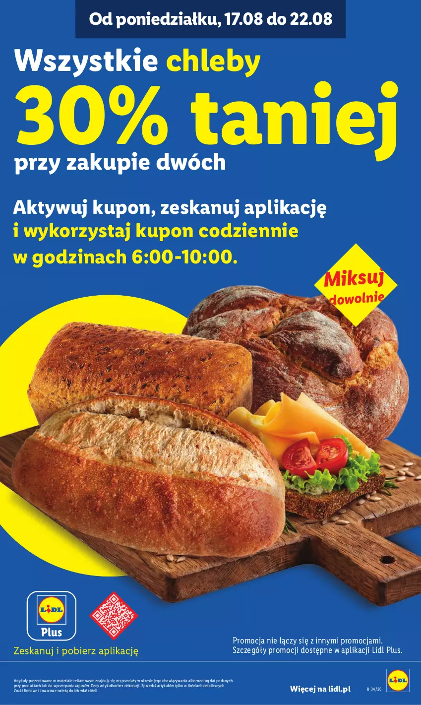 Gazetka promocyjna Lidl - Gazetka ważna od 17.08 do 19.08 - ważna 17.08 do 19.08.2026 - strona 19 - produkty: Chleb
