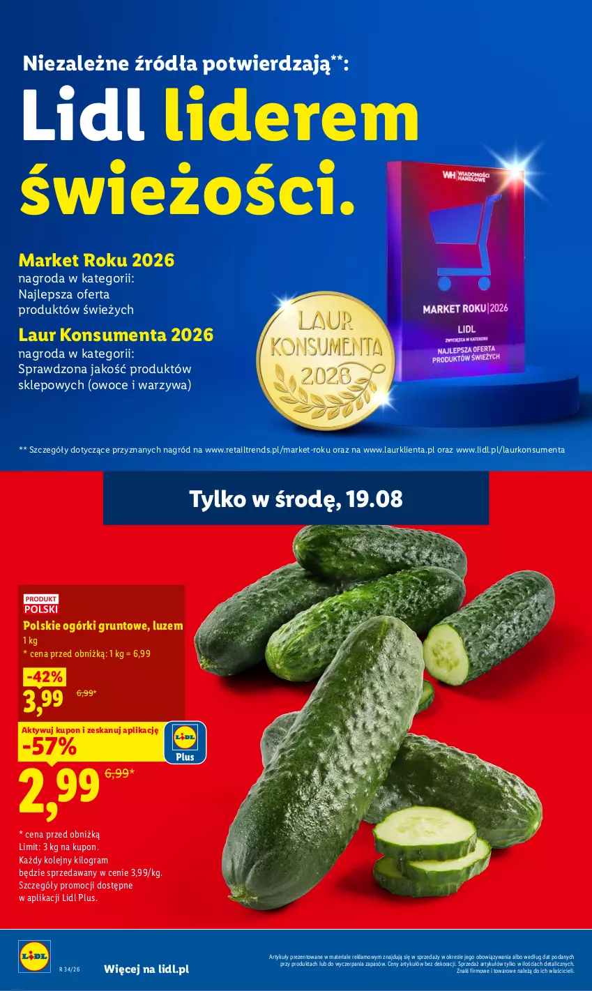Gazetka promocyjna Lidl - Gazetka ważna od 17.08 do 19.08 - ważna 17.08 do 19.08.2026 - strona 34 - produkty: Gra, Grunt, Laur, Olej, Owoce, Warzywa
