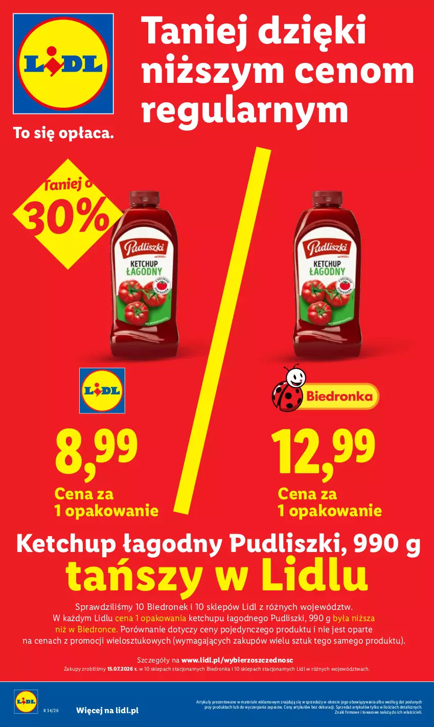 Gazetka promocyjna Lidl - Gazetka ważna od 17.08 do 19.08 - ważna 17.08 do 19.08.2026 - strona 4 - produkty: Ketchup, Por, Pudliszki