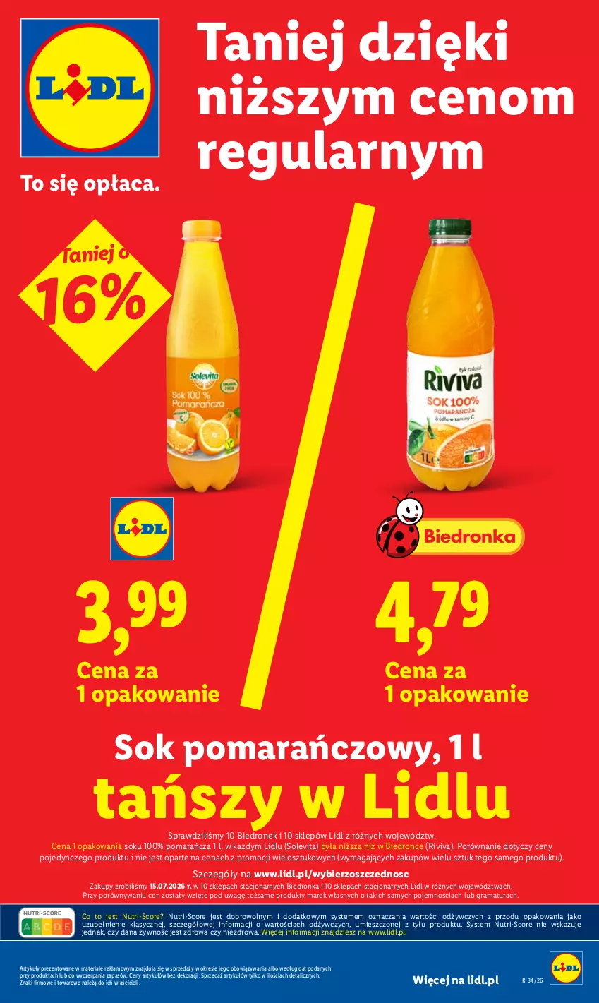 Gazetka promocyjna Lidl - Gazetka ważna od 17.08 do 19.08 - ważna 17.08 do 19.08.2026 - strona 5 - produkty: Gra, Por, Rama, Rower, Sok, Sok pomarańczowy
