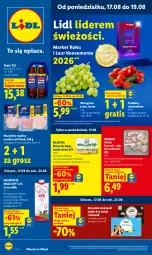Gazetka promocyjna Lidl - Gazetka ważna od 17.08 do 19.08 - Gazetka - ważna od 19.08 do 19.08.2026 - strona 1 - produkty: Kurczak, Gra, Mlekovita, Laur, Pepsi, PIKOK, Winogrona, Wino, Masło, Pomidory, Mleko