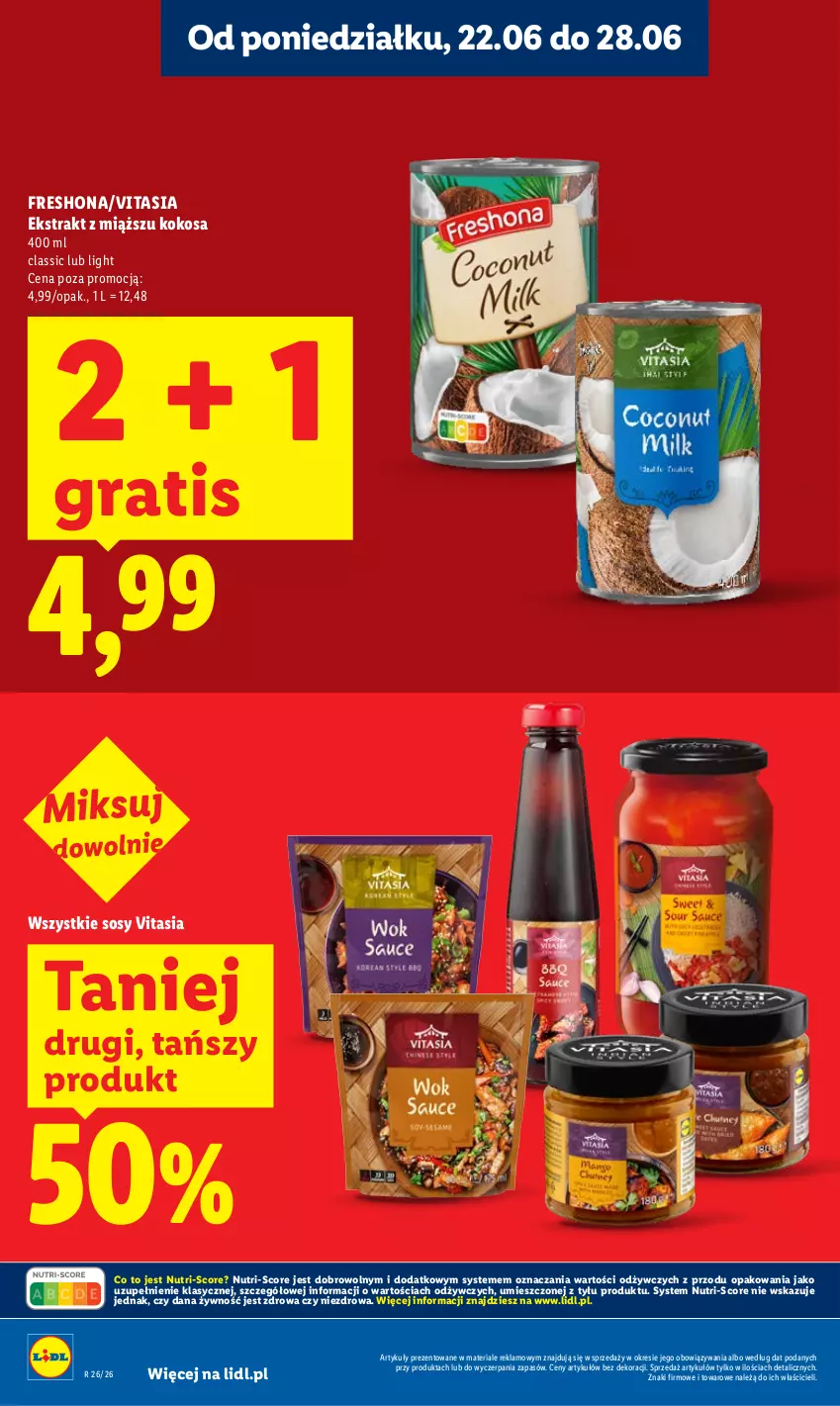 Gazetka promocyjna Lidl - Gazetka ważna od 25.06 do 28.06 - ważna 25.06 do 28.06.2026 - strona 14 - produkty: Gra, Kokos, Sos