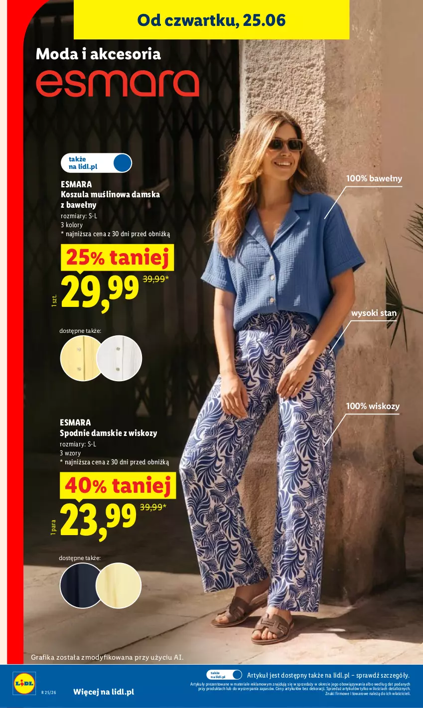 Gazetka promocyjna Lidl - Gazetka ważna od 25.06 do 28.06 - ważna 25.06 do 28.06.2026 - strona 30 - produkty: Gra, Grafika, Kosz, Koszula, Moda, Sok, Spodnie