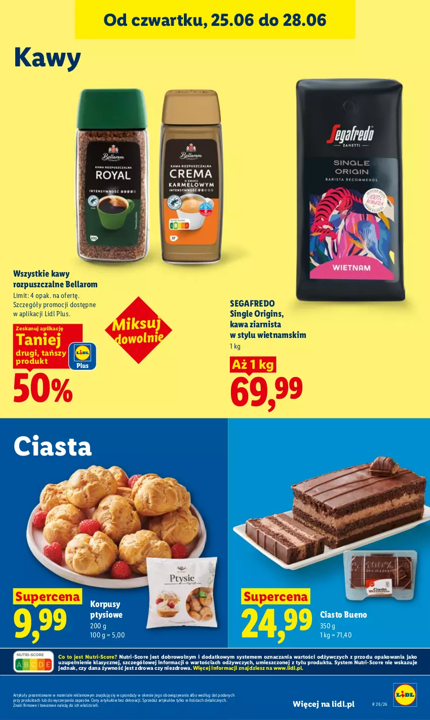 Gazetka promocyjna Lidl - Gazetka ważna od 25.06 do 28.06 - ważna 25.06 do 28.06.2026 - strona 79 - produkty: Bell, Bella, Gin, Kawa, Kawa ziarnista, Korpusy, Segafredo