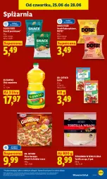 Gazetka promocyjna Lidl - Gazetka ważna od 25.06 do 28.06 - Gazetka - ważna od 28.06 do 28.06.2026 - strona 85 - produkty: Cheddar, Kujawski, Ser, Salami, Tortilla, Dr. Oetker, Pizza, Olej rzepakowy, Olej