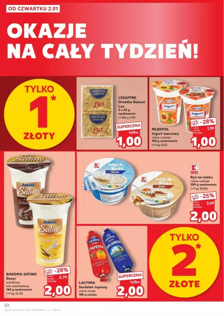 Gazetka promocyjna Kaufland - ważna 02.01 do 08.01.2025 - strona 15 - produkty: Jogurt