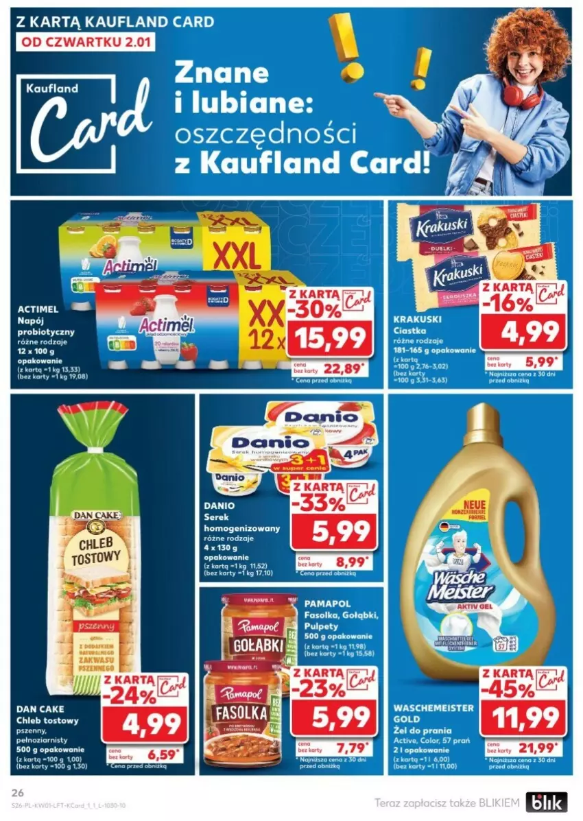 Gazetka promocyjna Kaufland - ważna 02.01 do 08.01.2025 - strona 19 - produkty: Beko, Chleb, Chleb tostowy, Dan Cake, Fa, Krakus, Krakuski, Pulpety, Szal