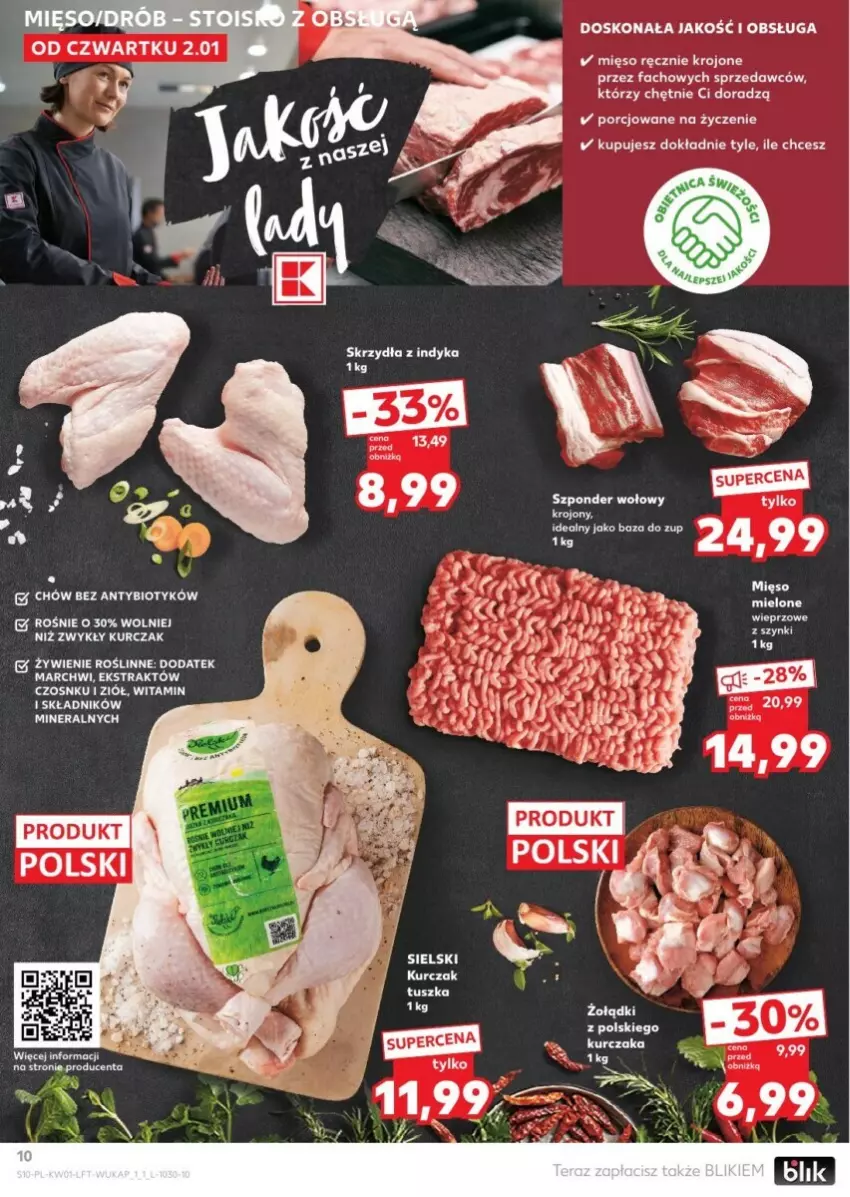 Gazetka promocyjna Kaufland - ważna 02.01 do 08.01.2025 - strona 2 - produkty: Fa, Kurczak, Mięso, Por, Saska