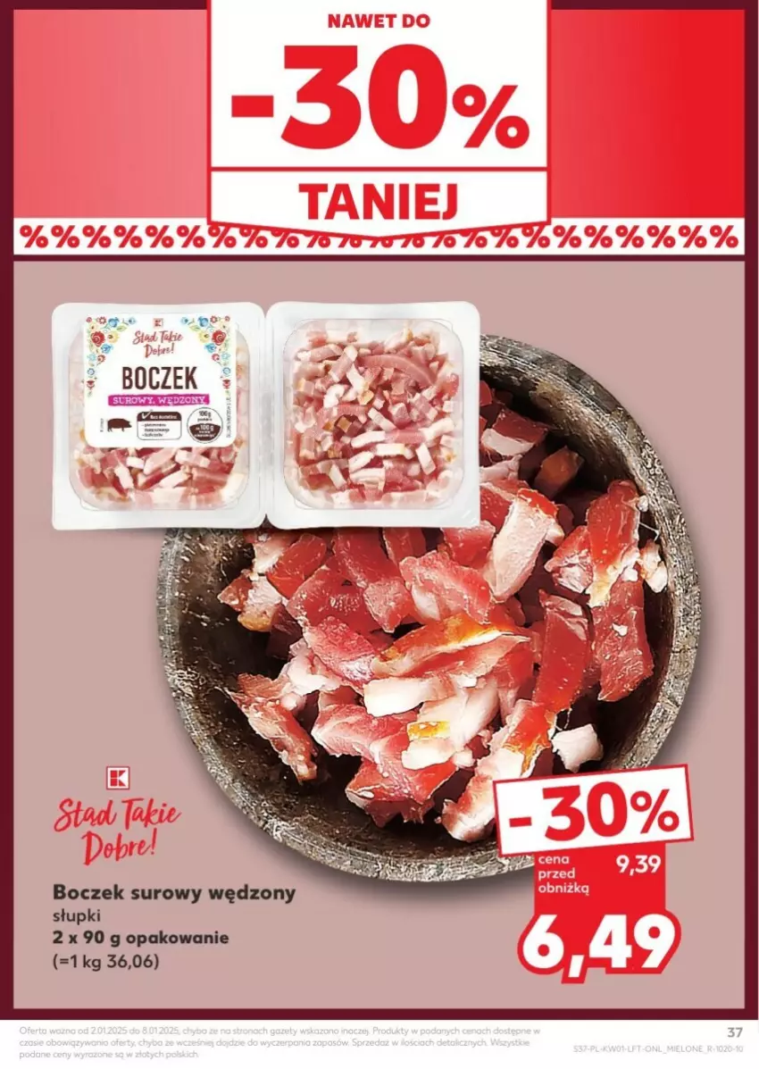 Gazetka promocyjna Kaufland - ważna 02.01 do 08.01.2025 - strona 31 - produkty: Boczek