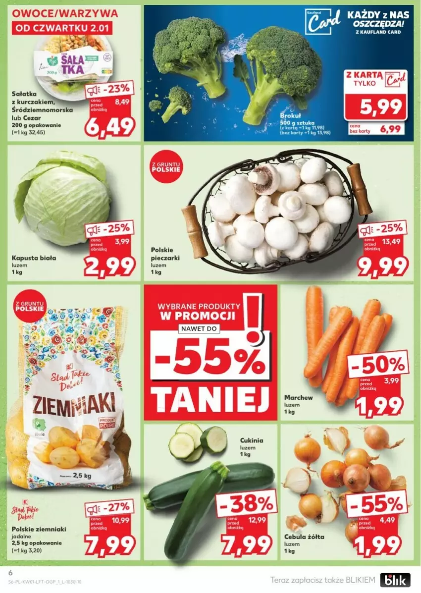 Gazetka promocyjna Kaufland - ważna 02.01 do 08.01.2025 - strona 56 - produkty: Cebula, Fa, K2, Kurczak, Piec, Sałat, Sałatka, Ziemniaki