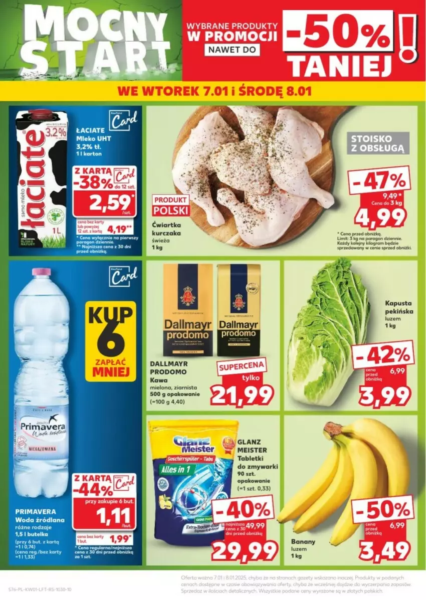 Gazetka promocyjna Kaufland - ważna 02.01 do 08.01.2025 - strona 74 - produkty: Banany, Dallmayr, Gra, Kawa, Kawa mielona, Kurczak, Olej, Prima, Primavera, Tablet, Tabletki do zmywarki, Zmywarki