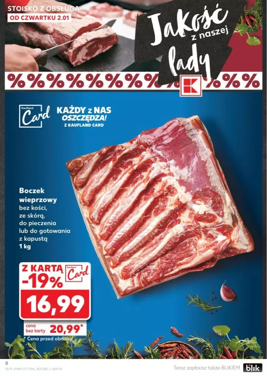 Gazetka promocyjna Kaufland - ważna 02.01 do 08.01.2025 - strona 75 - produkty: Boczek, Boczek wieprzowy, Kapustą, Piec