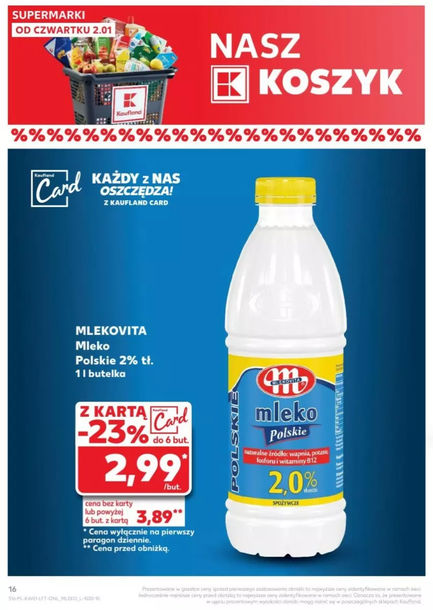 Gazetka promocyjna Kaufland - ważna 02.01 do 08.01.2025 - strona 8 - produkty: Fa, Kosz, Mleko, Mlekovita