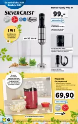 Gazetka promocyjna Lidl - GAZETKA - Gazetka - ważna od 16.04 do 16.04.2022 - strona 10 - produkty: Top, Pur, Przewód, Blender ręczny, Blender, Miseczka, Pojemnik, Szynka, Popcorn, Maszynka, Nuty, Masło