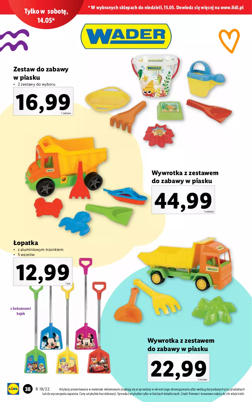 Gazetka promocyjna Lidl - GAZETKA - ważna 09.05 do 15.05.2022 - strona 38 - produkty: Tera, Wywrotka