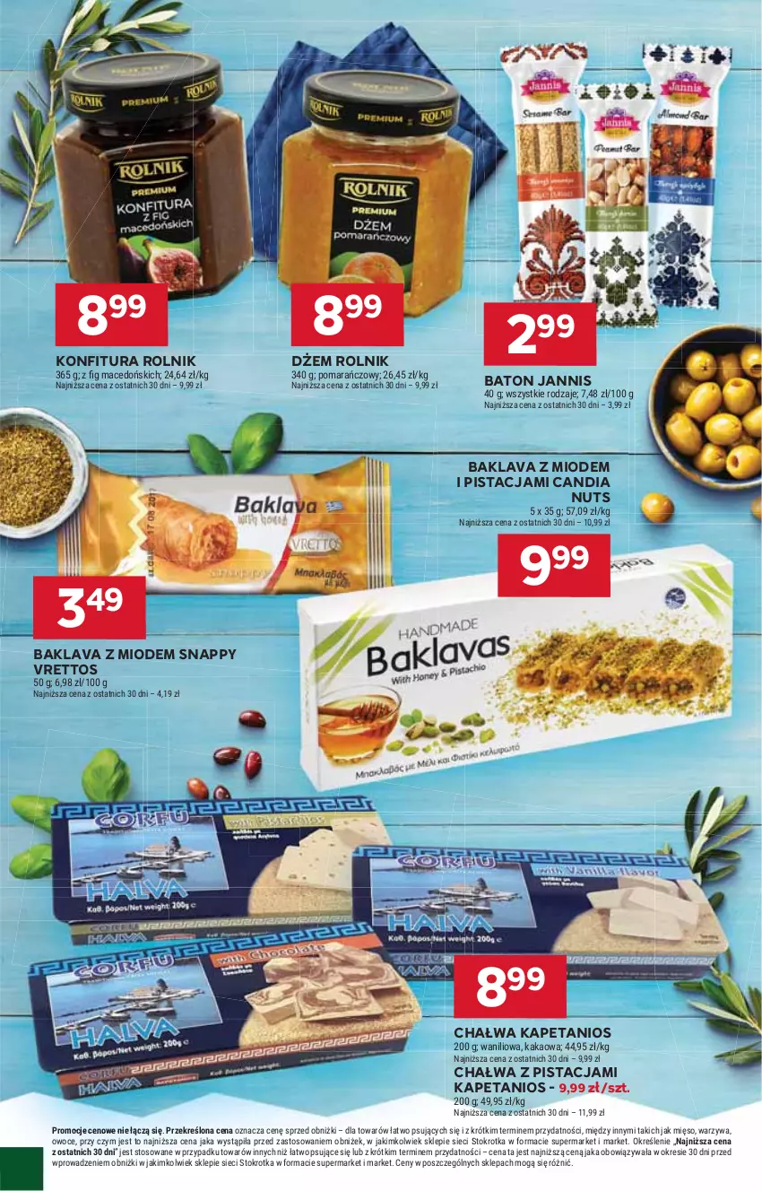 Gazetka promocyjna Stokrotka - Supermarket - ważna 29.05 do 04.06.2025 - strona 26 - produkty: Baton, Chałwa, Dżem, Kakao, Konfitura, Mięso, Owoce, Rolnik, Warzywa