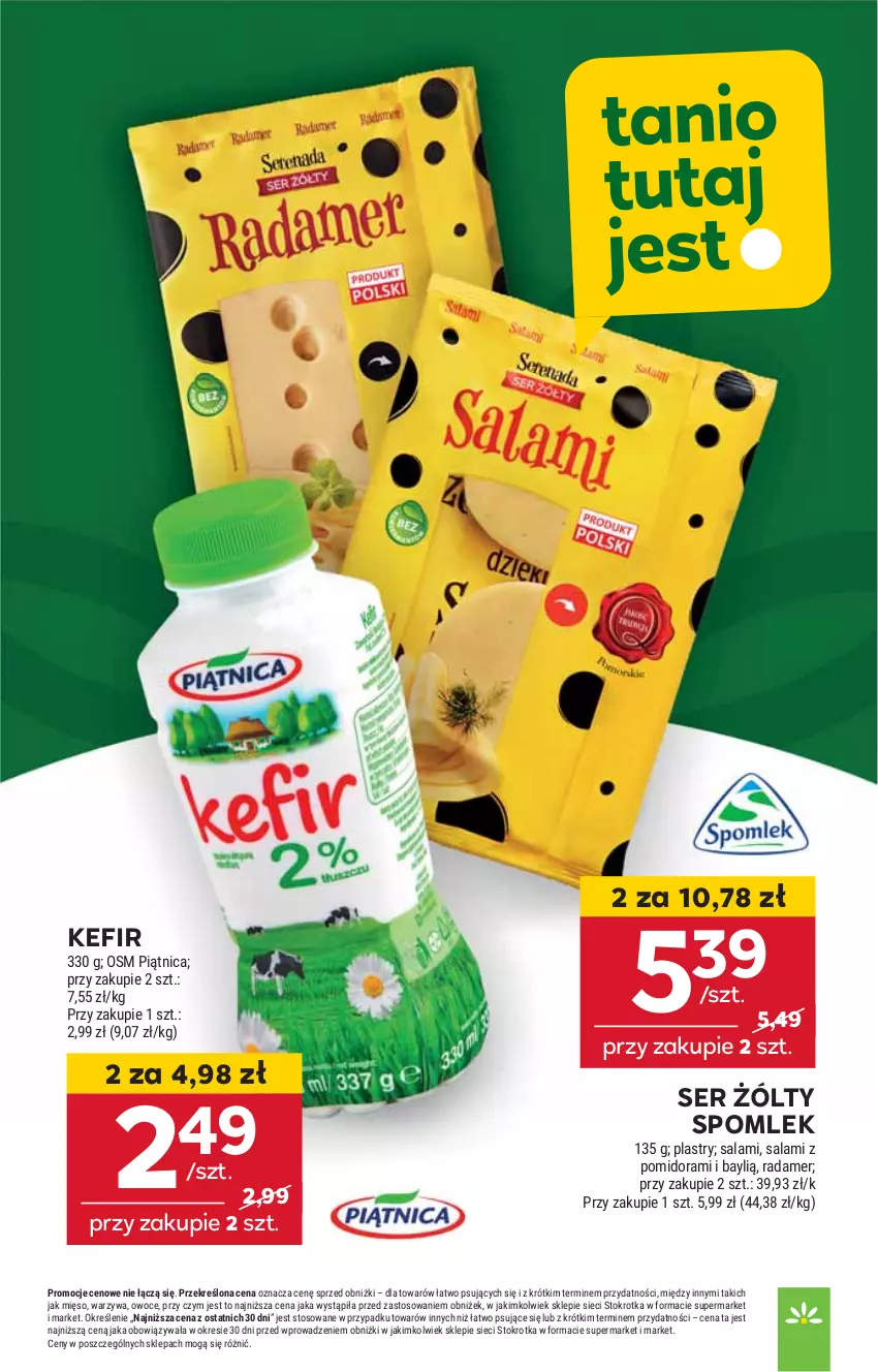 Gazetka promocyjna Stokrotka - Supermarket - ważna 29.05 do 04.06.2025 - strona 9 - produkty: HP, Kefir, Ser
